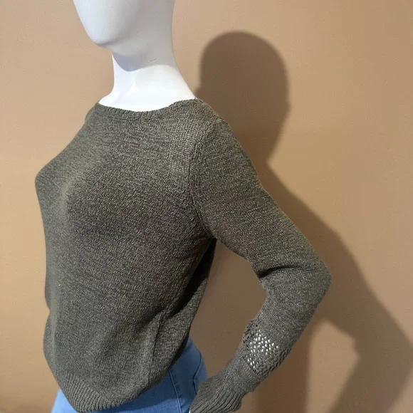 Le Chateau Olive Green knit Sweater - Picture 4 of 5